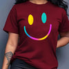 Women Loose Fit Short Sleeve T Shirt Breathable Fabric Casual Tops For Lounging At Home Party Everyday Daily Wear