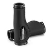 ROCKBROS Bicycle Grips Ultralight Aluminum Alloy Leather Handlebar Comfortable Shock-Absorbing Soft Grips Road Bike Accessories