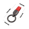 Fashion Leather Car Key Ring Keychain Holder Waist Belt Buckle Carabiner Car Keyring Gift Accessories For Women Men