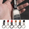 Fashion Leather Car Key Ring Keychain Holder Waist Belt Buckle Carabiner Car Keyring Gift Accessories For Women Men