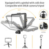 Selfie Light Three Color 6" 8" LED Panel Dimmable Lighting Video Photography Photo Studio Youtube Phone Live Stream Fill Lamp