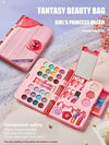 2026 Children's Day Best Gift Washable Kids Makeup Kit For Little Girls - Real Cosmetic Play Set With Mirror, Case, And Beauty Dress-Up Toys, Perfect Birthday Gift
