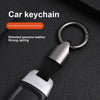 Fashion Leather Car Key Ring Keychain Holder Waist Belt Buckle Carabiner Car Keyring Gift Accessories For Women Men