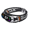 Leather Watch Band For Xiaomi mi Band 6 5 4 3 Bracelets Ethnic Style Retro Strap miband6 Fashion smart watch correa Accessories