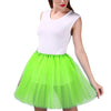 Women's Tutu Skirt Multi Colors Adult Fairycore Women Elastic Waist Dancing Costumes Ballet Clothes Mesh Petticoat Tulle Skirt