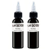 2pcs 30ml Black Tattoo Ink Pigment with BodyArt Tattoo Kits Professional Beauty Paints Makeup Tattoo Supplies Semi-permanent